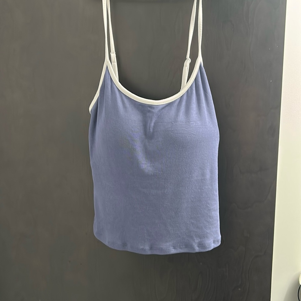 Blue tank top never worn!